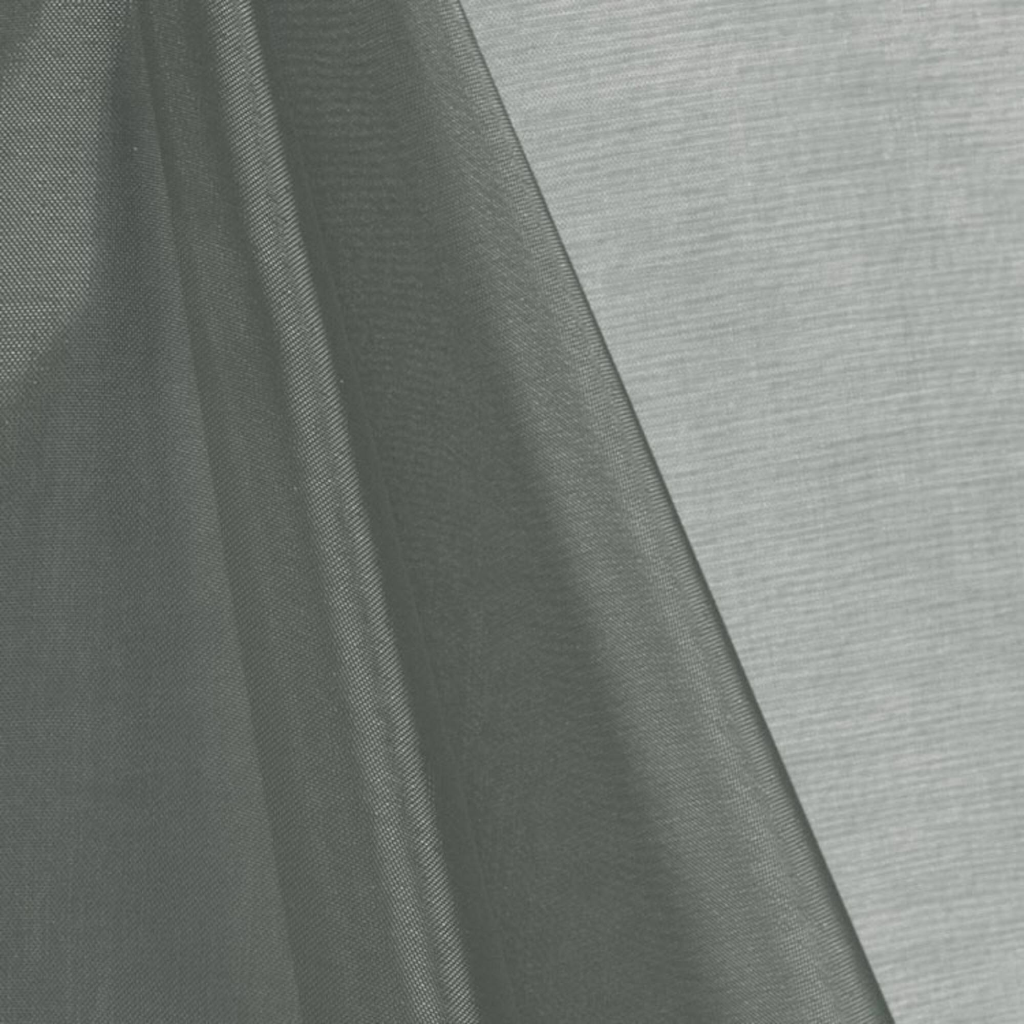 Pewter Mirror Organza